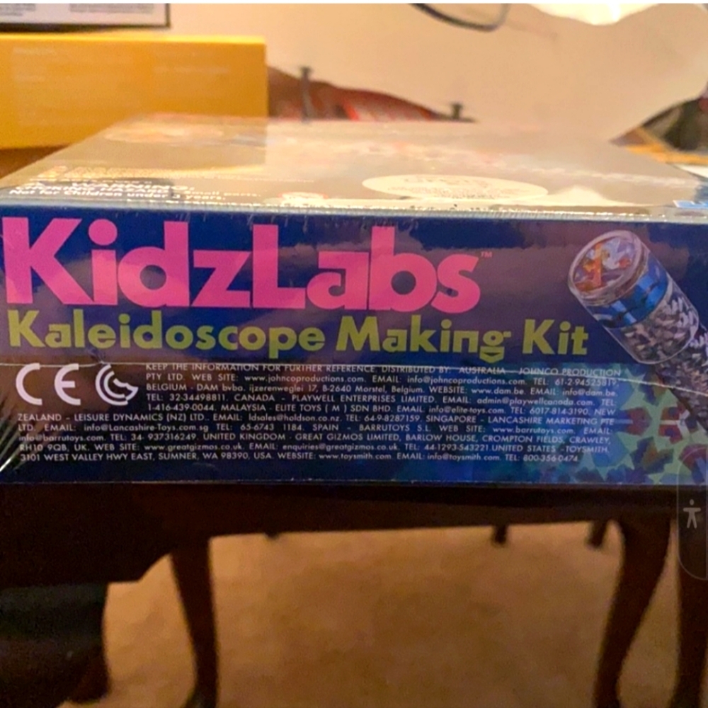 NIB kids Kaleidoscope making kit new in box